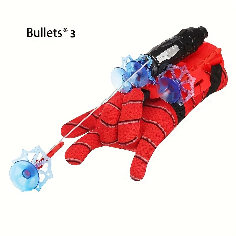 Spider Gloves Man Web Shooter Toy, Spider Silk Launcher for Kids, Charging,  Rope Launcher - Can Grab Small Objects, Super Hero Launcher Gloves Wrist