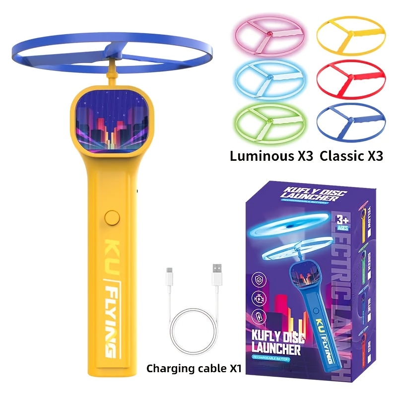New Ufo Glowing Ball | Electric Levitating Led Remote Control Toy | Creative -the- Props For Children | Outdoor Parent-child Interactive Party Toys, And Creative Stress- Toys