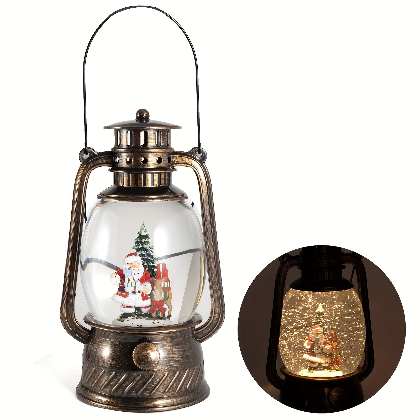 Illuminated Water With A Christmas Snowman, Measuring 11.2 Inches, Plays 8 Traditional Holiday , Includes A 6-hour Timer, Ideal For Festive Decor And Gifts Suitable For Everyone