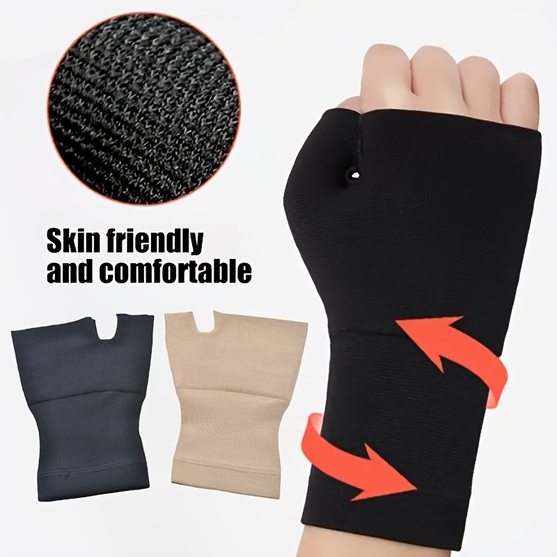 

Hyl Sports Wrist Brace - Breathable Nylon Thumb Support Sleeve For Sports, Gym & Outdoor Activities, Pressure Brace, , Gloves, Volleyball, Badminton