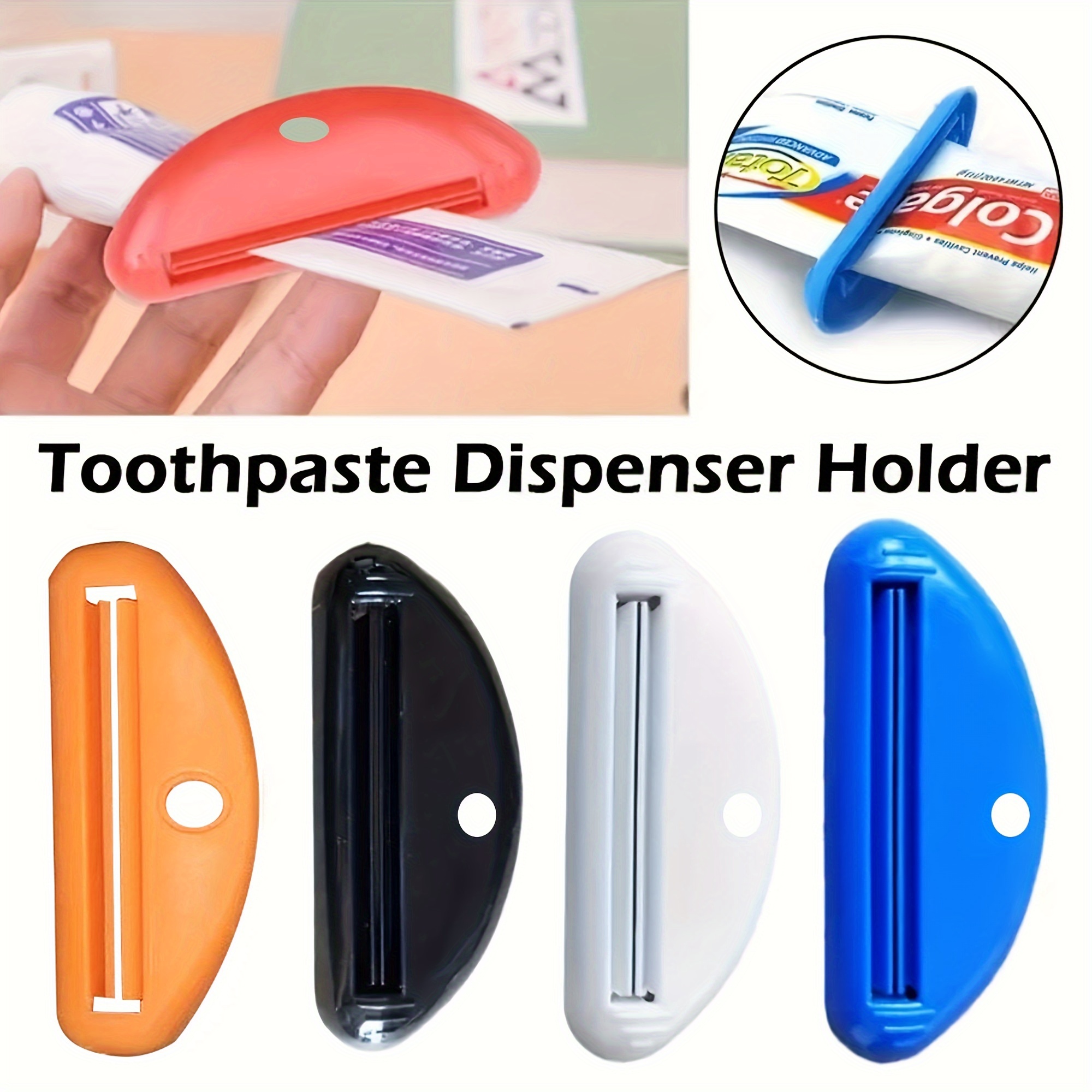 

- Toothpaste Dispenser - , No Needed, For & Paints - Bathroom