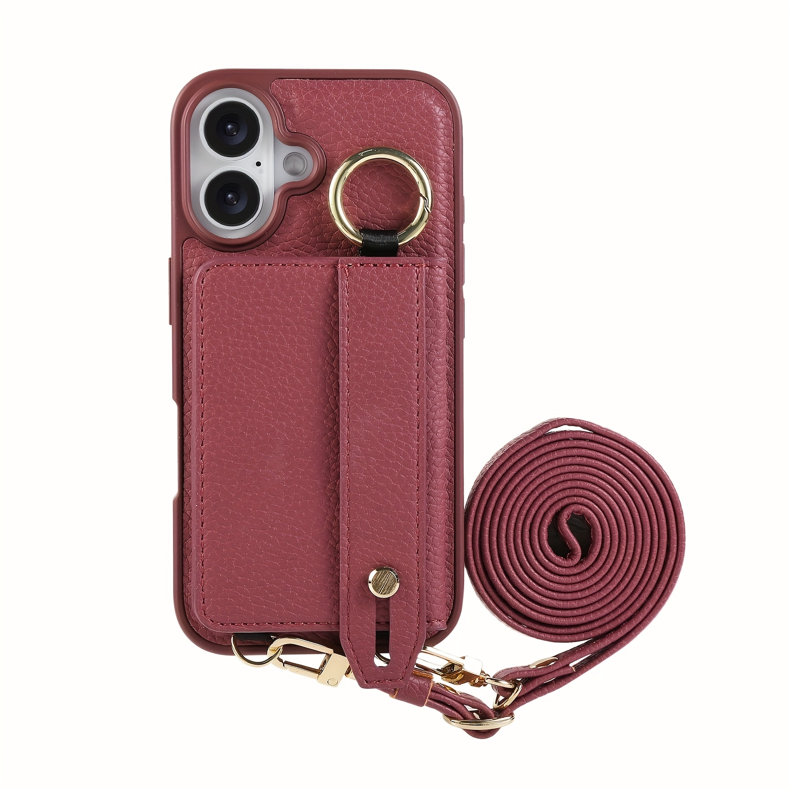 Cover IPhone 15 Pro Max Custodia Portafoglio Per IPhone (dall'11 Al 16 Pro Max) - Con Porta Carte, Antiurto, Sottile Custodia Con Portacarte Per IPhone 16 - Foto 12