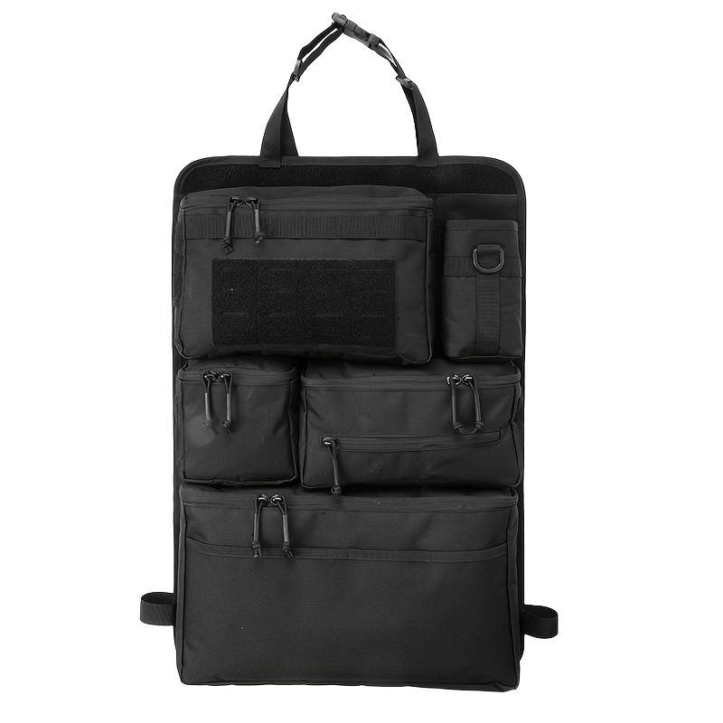TEMU Bolsa Organizadora de Equipaje; Organizador de Embalaje para Varios de Equipaje; Bolsa de Almacenamiento Táctica para Asiento de Coche, Diseñada