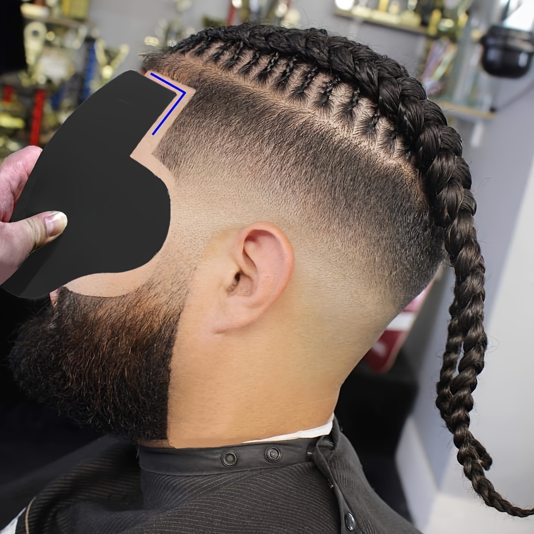 Hairline & Beard Shaping Template Styling Tool