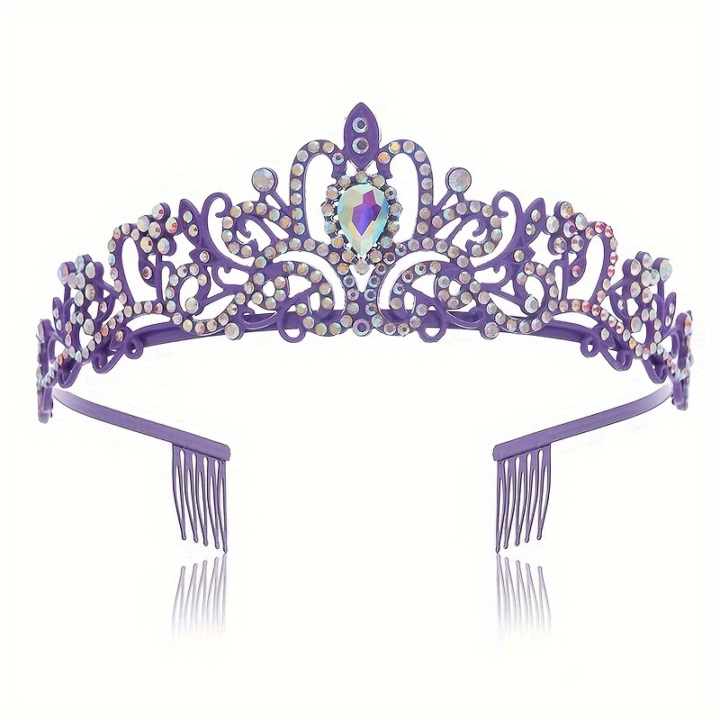 Elegante Diadema Premium Stile Principessa Regina Reale, Splendida Corona  Strass Accessori Capelli, Donne Ragazze Compleanno Festa Natale Matrimonio  Diadema, Regalo Perfetto, Prop Fotografico Stile Barocco, Accessorio  Spettacoli Promenade - Giochi E