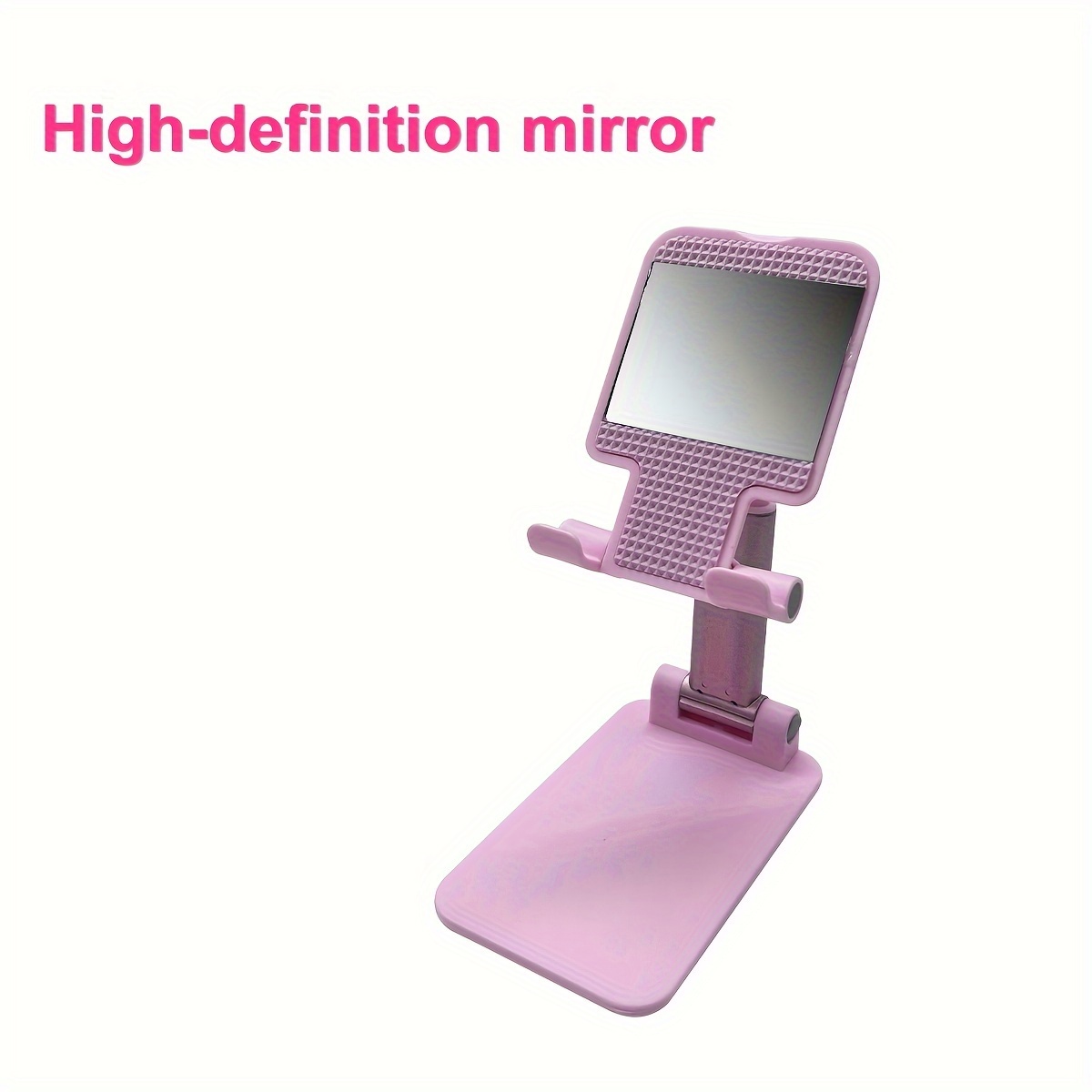 Cell Phone Stand Holder Mirror Hands Free Cradle Iphone Ipad - Temu
