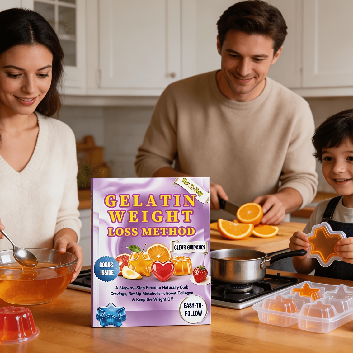 The 21-Day Gelatin Trick Book for Stopping Cravings, Balancing Appetite, and Losing Belly Fat Naturally