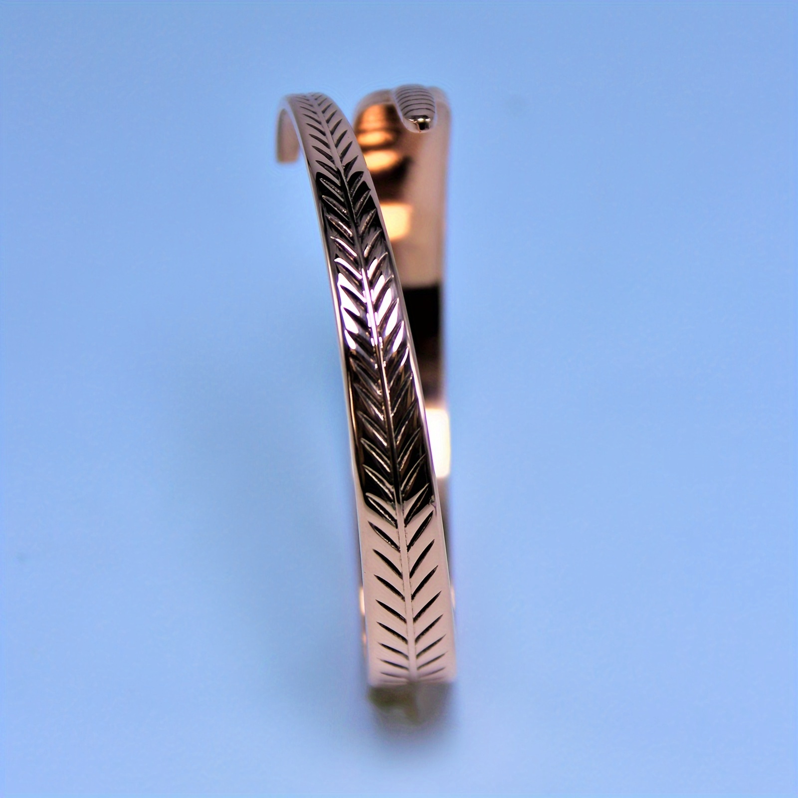 Boho Copper Cuff Bangle for Women, Versatile Daily Wear
