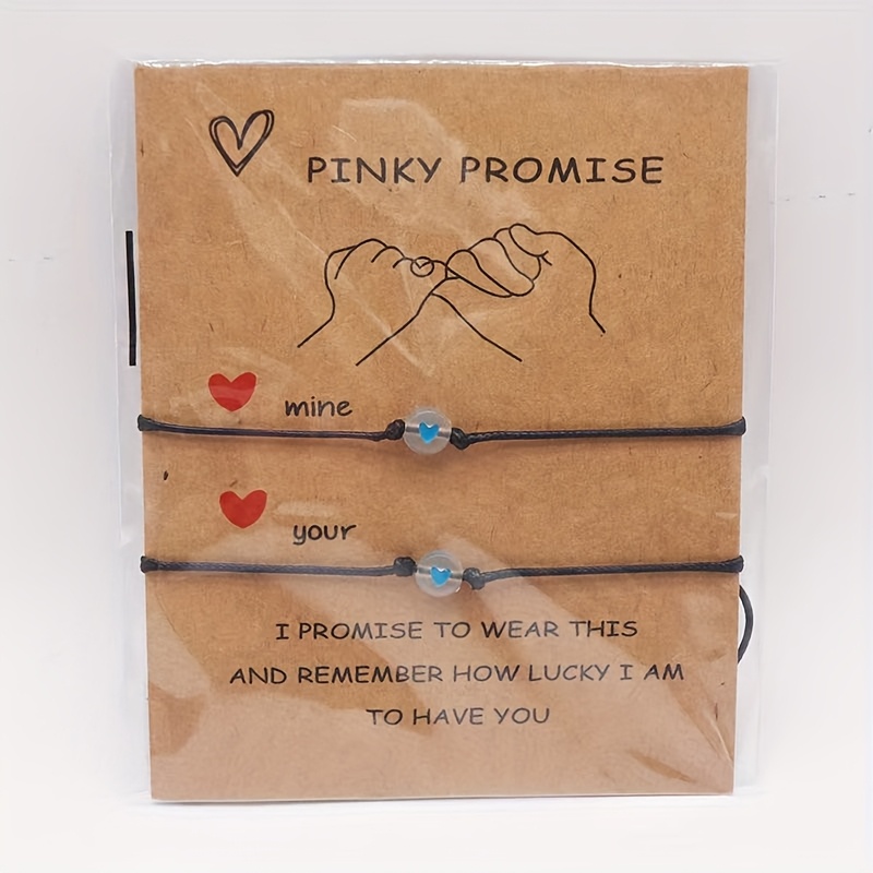 Heart Shaped Luminous Beads Bracelet Adjustable Chain 6 Colors