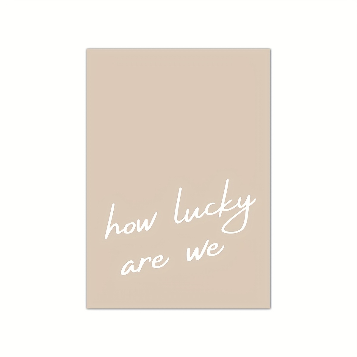 Image of 1pc "how Are We" Motivational Poster, Modern Minimalist Wall Art For Dorm, Apartment, Or Home Office Decor, Canvas Print, Poster Wall Art