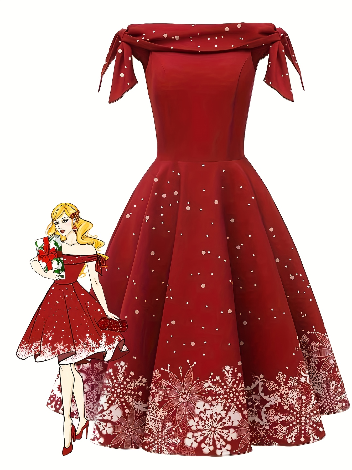strapless open back dress Cherry Velvet Midi Dress– Teuta Matoshi main image 0
