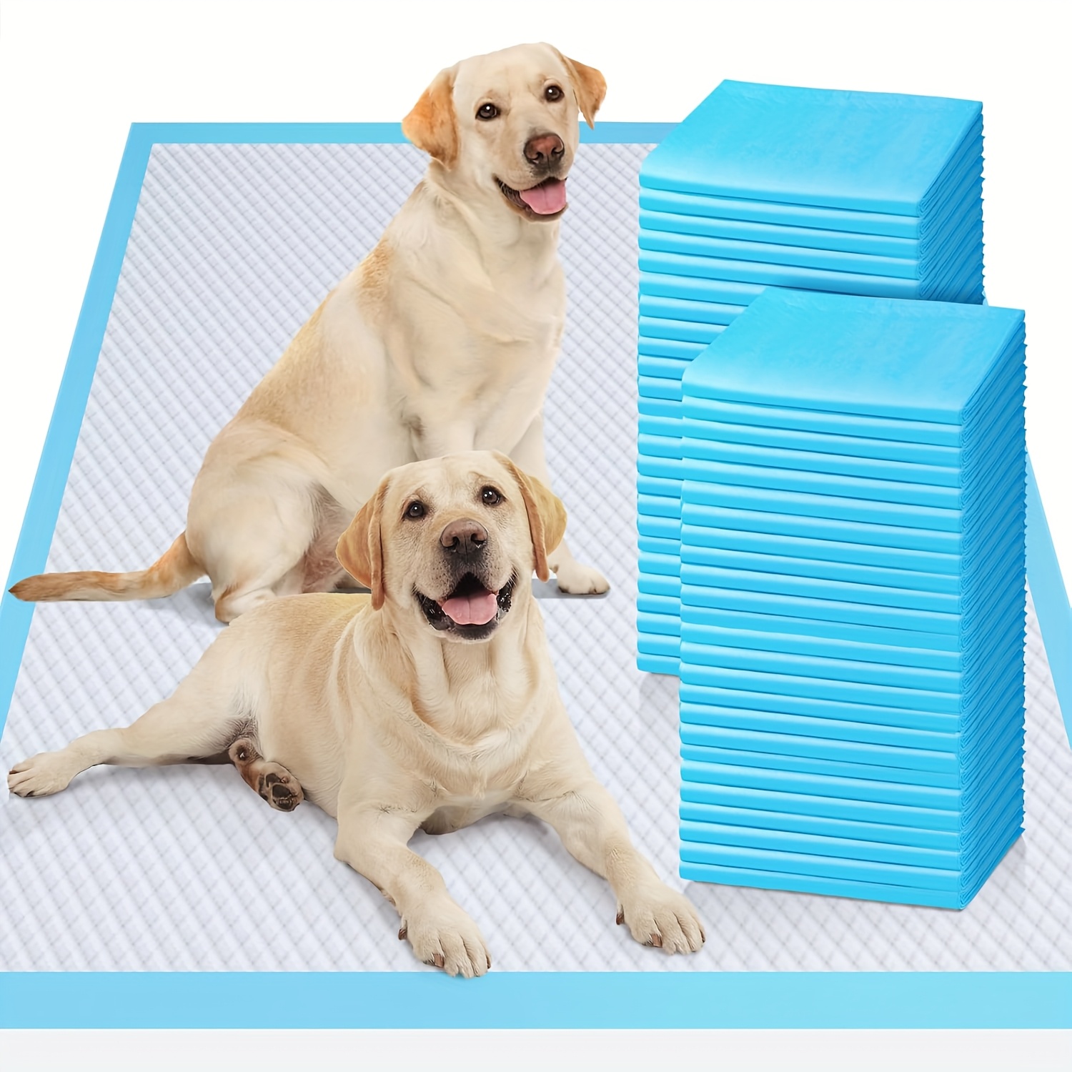 TEMU Extra For Large 32x59/ 32x47 Inch Heavy Duty Pee Pad - Super Absorbent, Quick Drying, Leakproof, - Extra For Large Puppy Training Pad For