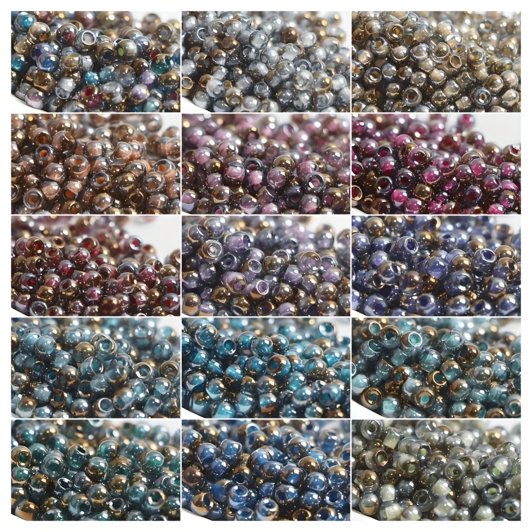 High Quality Uniform Transparent Bead Core Rainbow Glass Beads