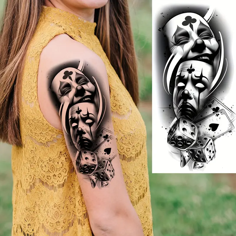 card sleeve tattoo tribeca tarot reader: Tarot and Tattoos A little Death tarot card