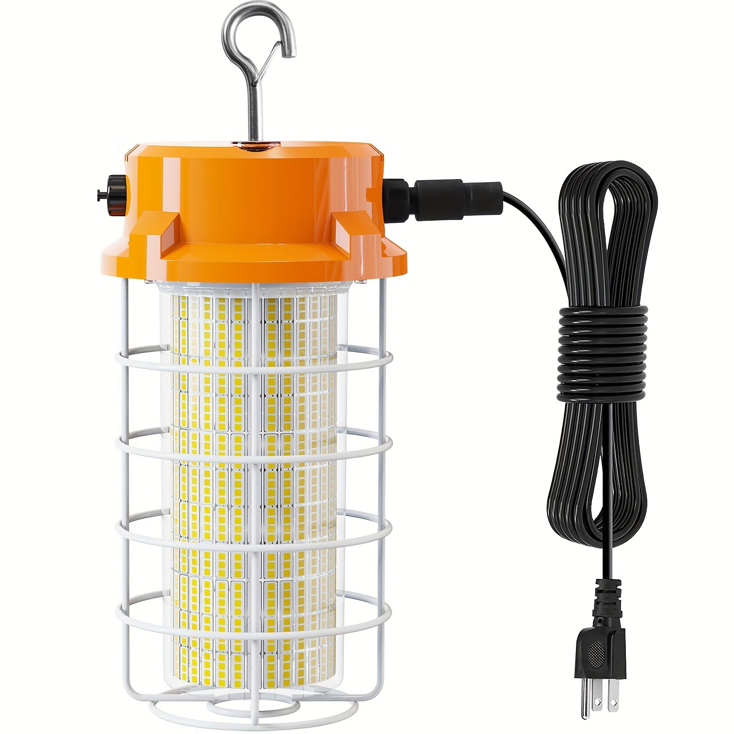 

120w Led Temporary 18000lm Construction Lights 5000k Light With Stainless Hook For Factory Garage Temp Lighting