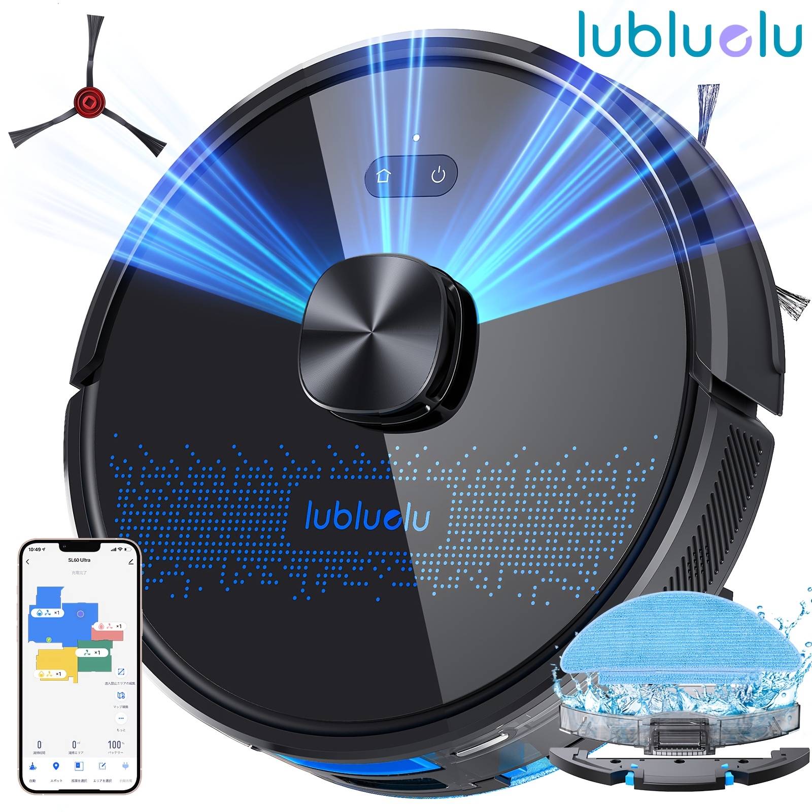 robot vacuum cleaner mop combo 4500pa sl60ultra Temu Germany