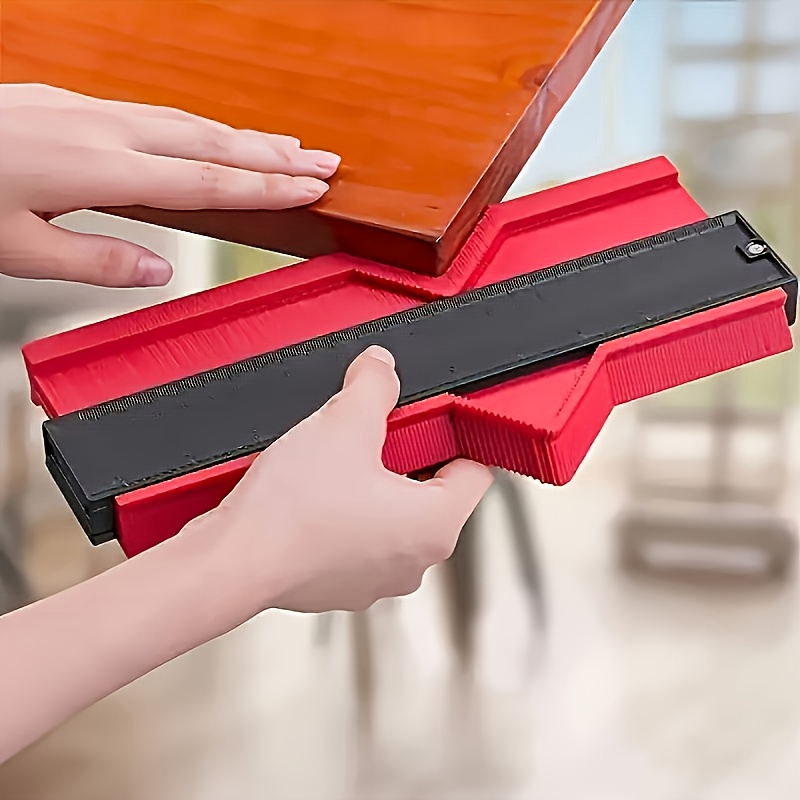 A Deformable Plastic Contour Gauge, Convenient For Measuring Shapes At Different , Extendable And Reusable. Suitable For Irregular Walls And Special-shaped Columns, A For Fathers And A Practical Gift