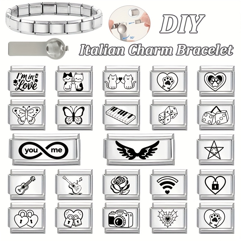 Engraved Cat Musical Instrument Theme Bracelet Necklace, Unique Gift