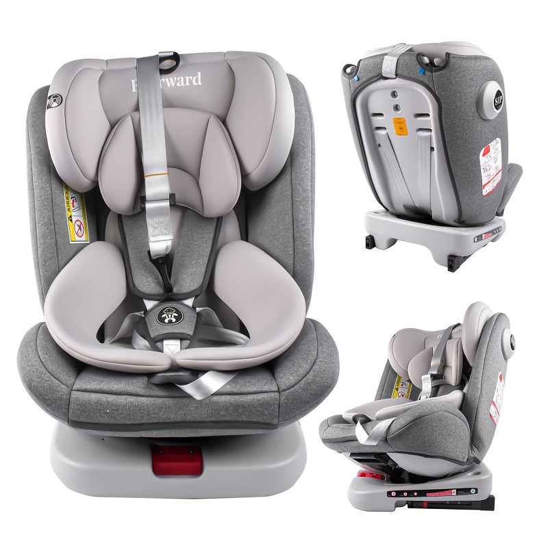 ISOFIX Dječje Sjedalo za Auto, Rotirajuće 360° (9-36kg/ 0-12 godina), Sigurnosni Pojas s 5 točaka, Crno, Sjedalo za Auto, Booster Sjedalo za Auto, Putovanje s, Sjedalo za Vozilo, Sigurno Prianjanje, Jednostavna Instalacija, Izdržljiva Konstrukcija, Čvrsta Izrada, Sigurnosni Pojas