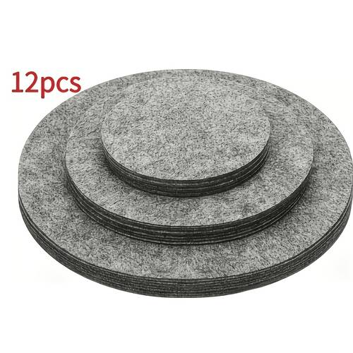 12pcs heat resistant kitchen protector set 3 sizes of potholders for pots pans glassware and baking sheets an essential cookware storage addition