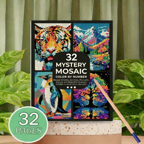 pixel art coloring book with numbered pages grid paper suitable for mindfulness activity gift for relaxation holiday present for art enthusiasts numbered coloring notebook for pixel art drawing practice