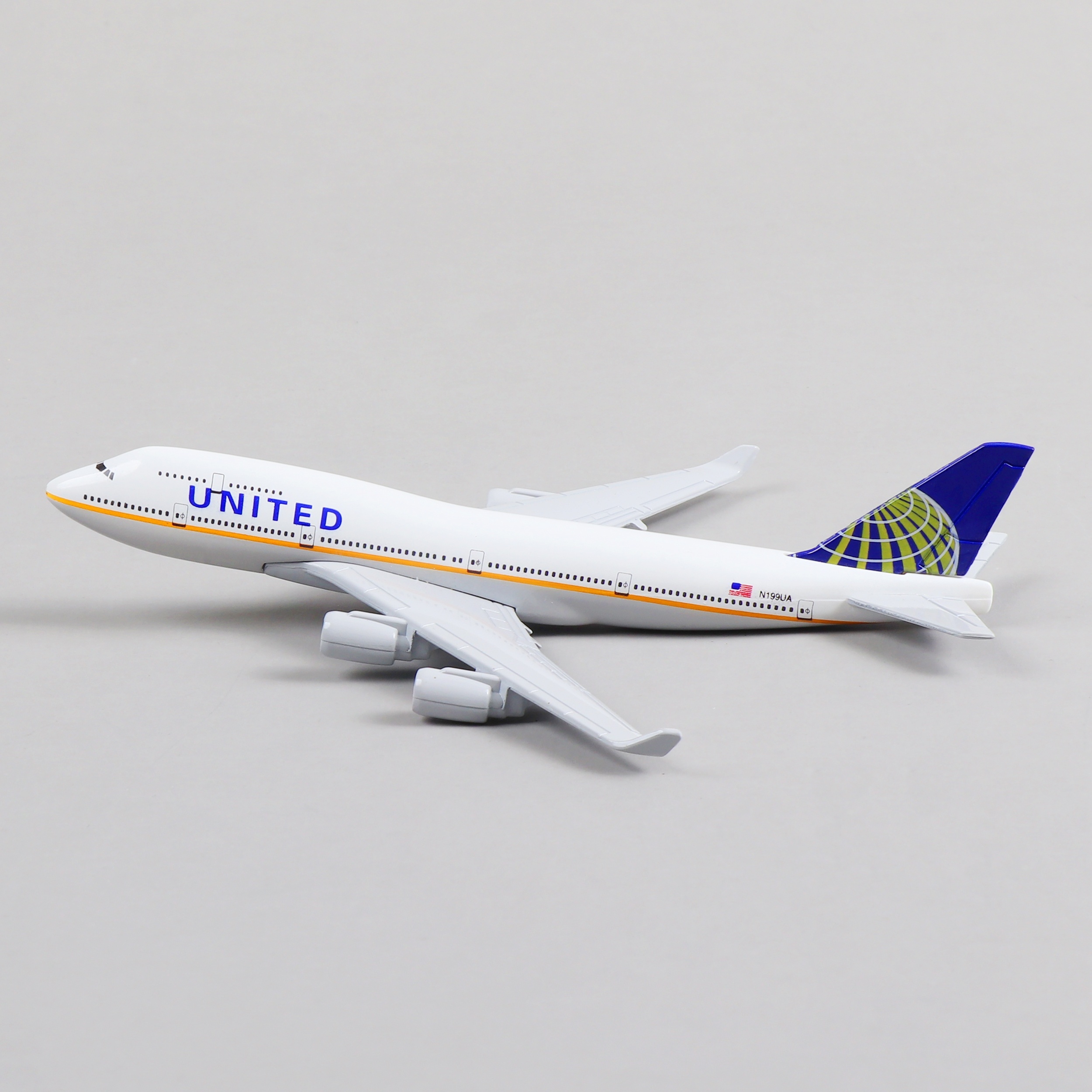 UA 747飛行機モデル1：400 航空メタルキットダイ モデルコレクショ - Temu Japan