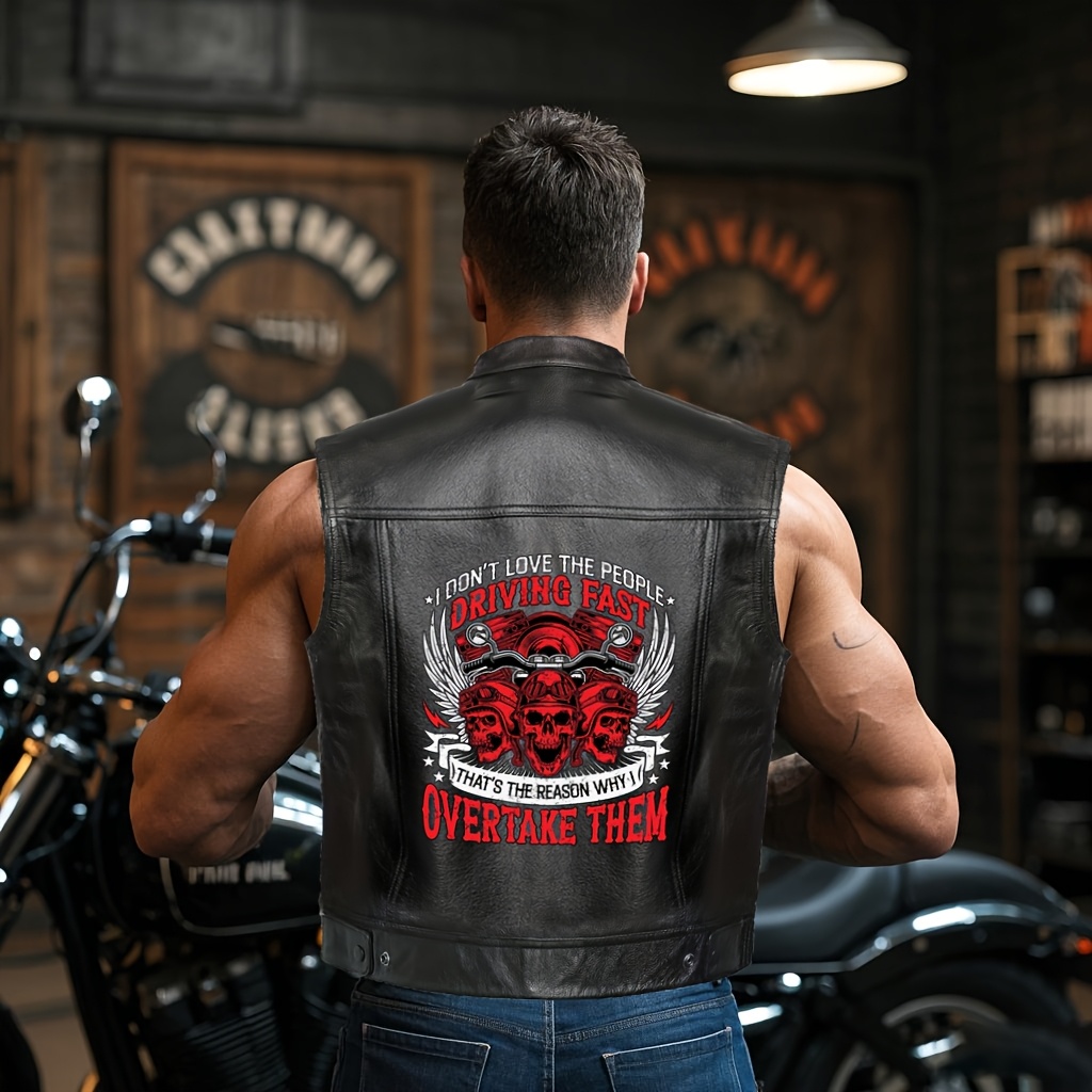 Motorrad Lederjacke Lederjacke Herren Totenkopf Harley-Davidson