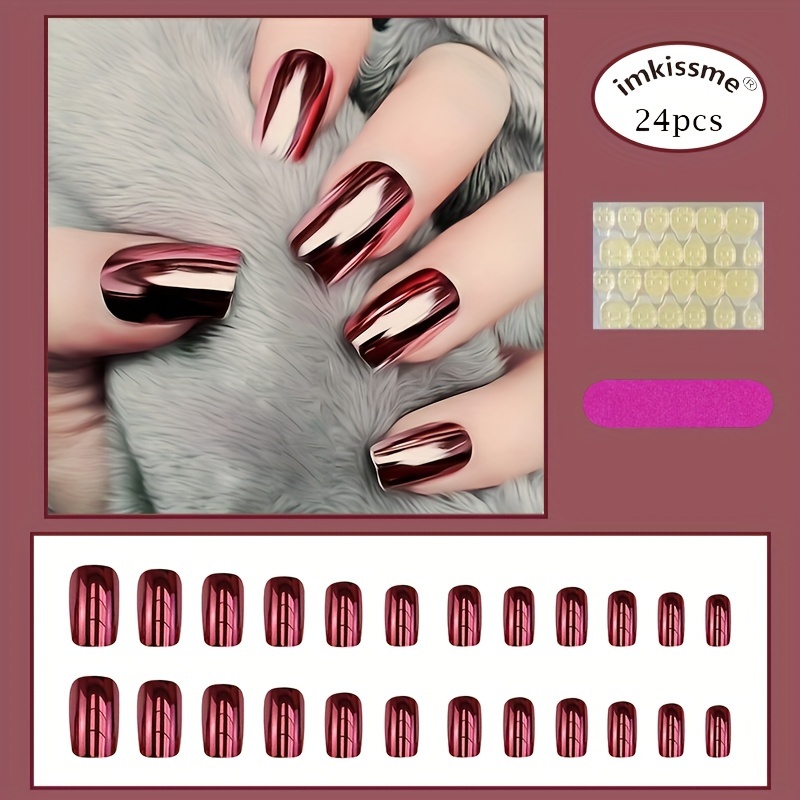 

Dark European Wearable Nail Electroplating Wearable False
