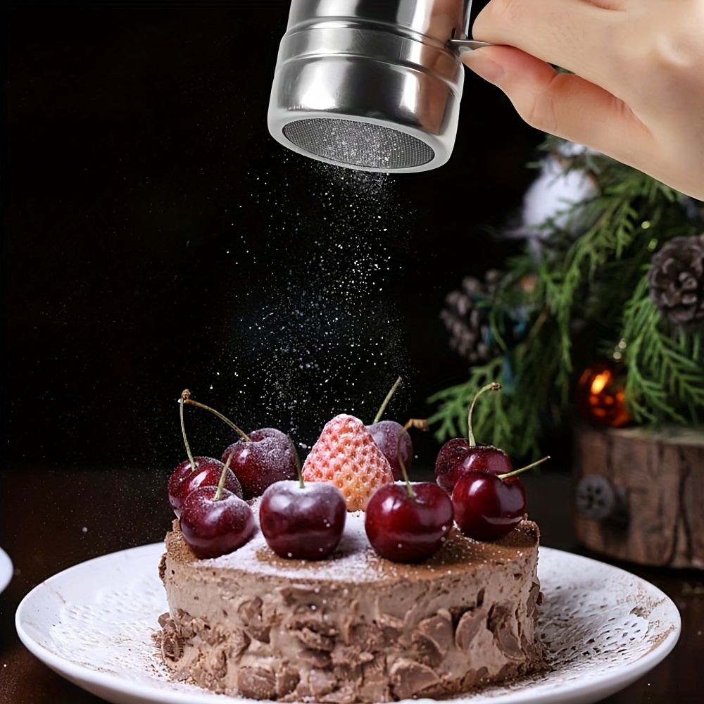 Medium Size Powder Dispenser with Handle, 2pcs Set