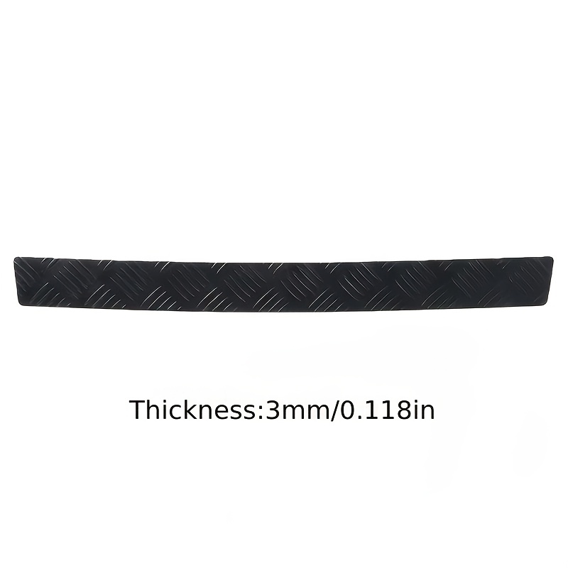 Image of Rv Bumper Rubber Protection Strip For T5 , For , For Ford Transit, Etc., With Adhesive Backing
