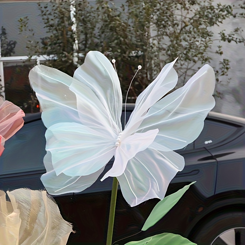 1pc Iridescent 3d Decoration, Hanging Props For Wedding, Photography Backdrop, Window Display, Outdoor Event & Party Decor