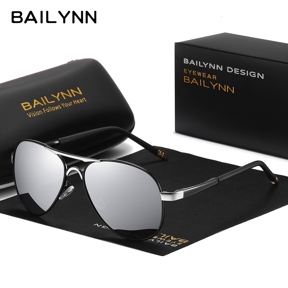 Pilot Sunglasses, Polarized Metal Frame Uv400 Driving Sunglasses