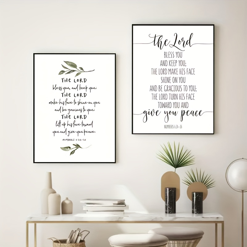 Christian Gifts for Women - Blessed Is She Religious Wall Decor - Catholic Gifts  Women - Bible Verses Wall Decor - Holy Scriptures Wall Art - Spiritual Gifts  - Inspirational Quotes - God Wall Decor