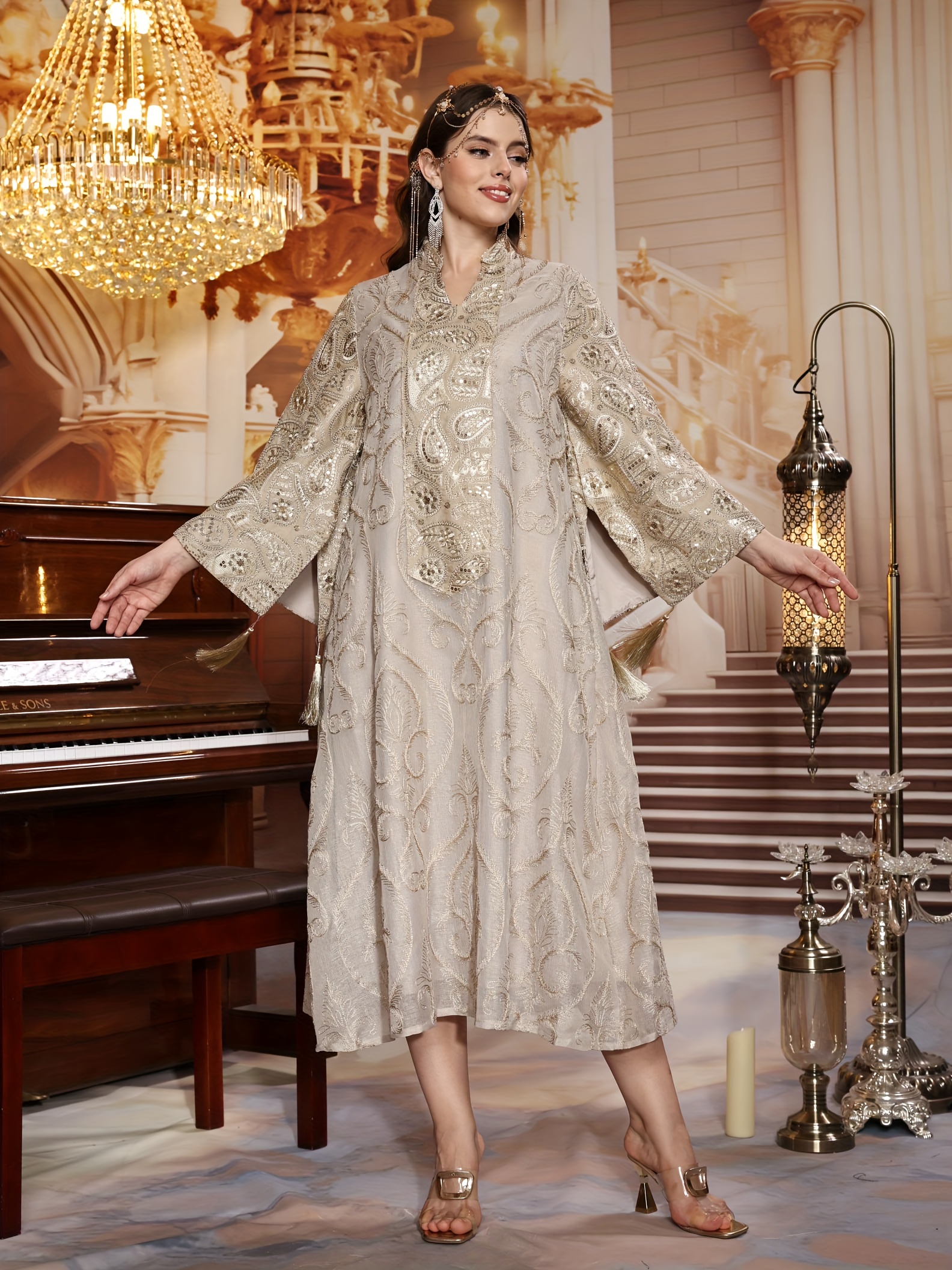 dresses arabic sold on Temu United States