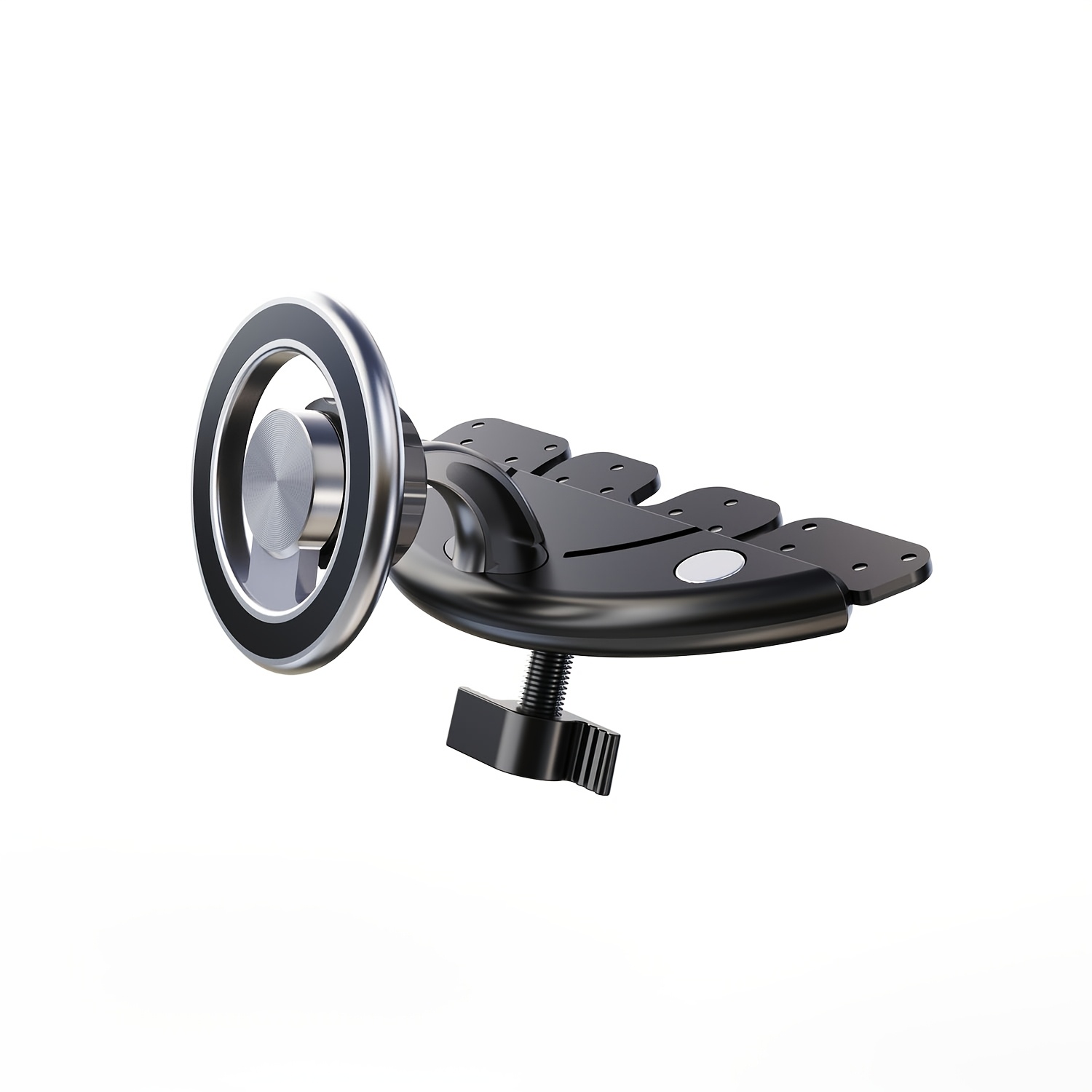 TEMU Support de téléphone magnétique LRBH pour fente CD de voiture, support de voiture rotatif à 360°, support de téléphone pour lecteur CD ultra