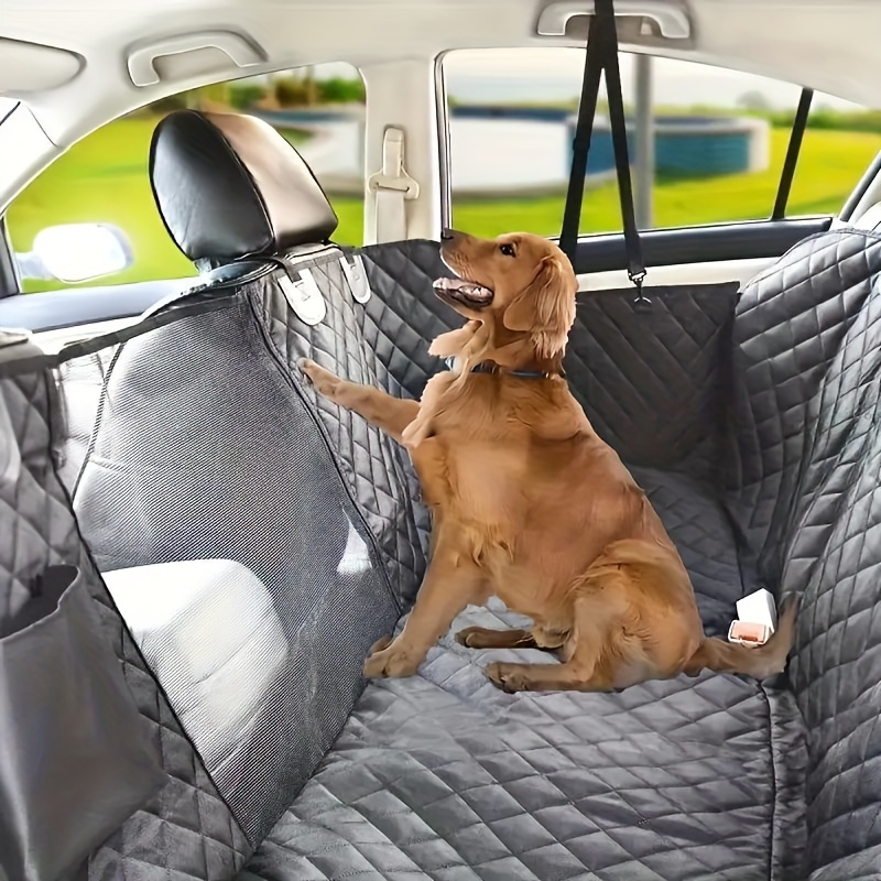 

Universal Waterproof Pet Car Seat Hammock - Scratchproof, Nonslip, Durable, Heavy-duty Protection For All Vehicle Types - Versatile Design As Seat Cover, Hammock, And Cargo Liner