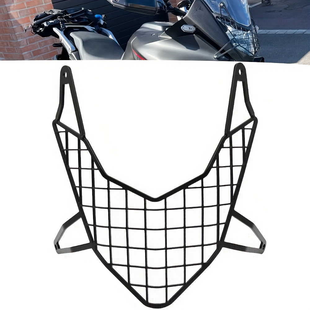 Grille De Protection Phare Moto 16cm Métal - Style Vintage Pour Moto Cruiser Chopper
