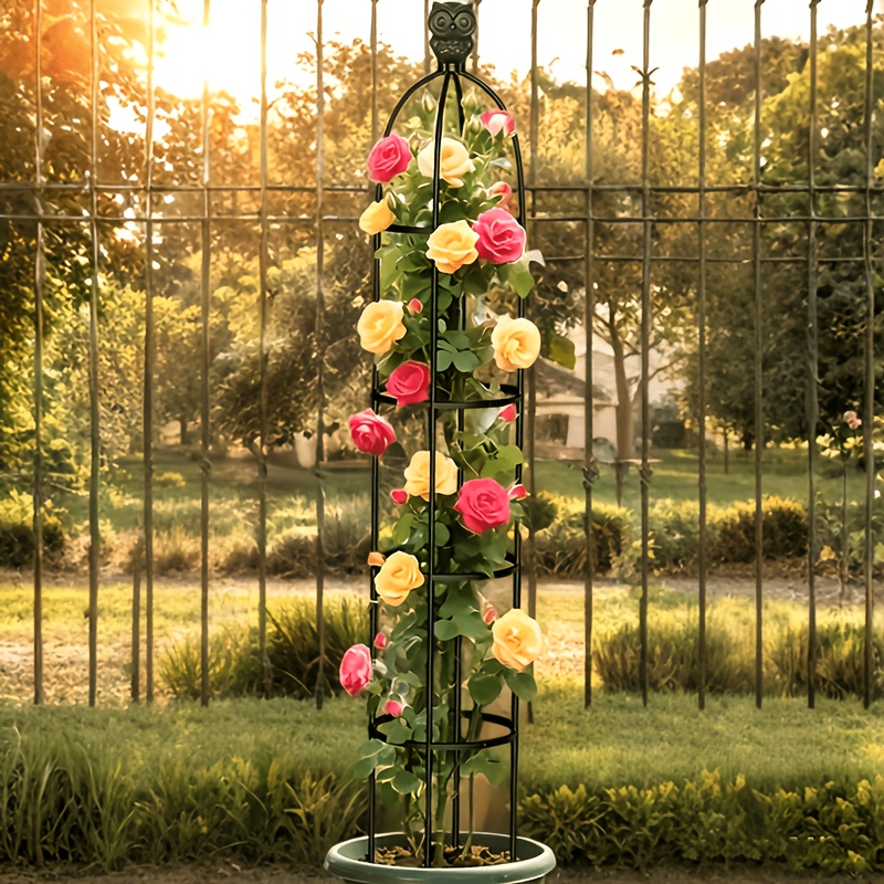 E-shop Neuer Stil Blumenstützrahmen Pflanzenklettergestell Rosen-Dekorationsrahmen geeignet für Innen- und Außengarten, ideal für und Kletterpflanzen