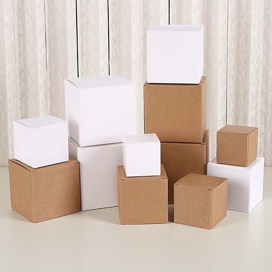 Simple Square Gift Boxes with Lids for Packaging