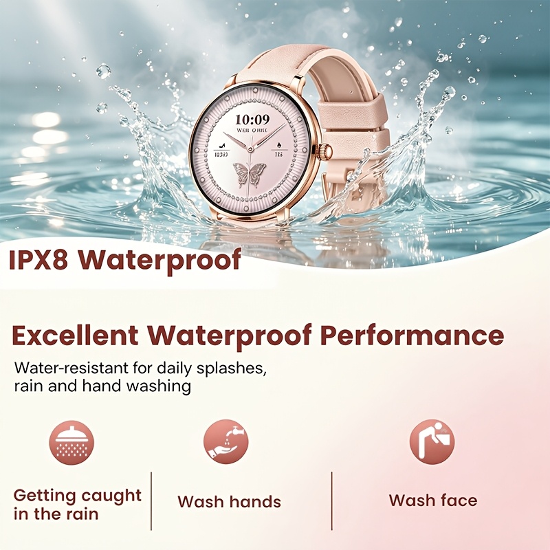 Women's Ultra-thin Smartwatch with Wireless Calling, Elegant Design