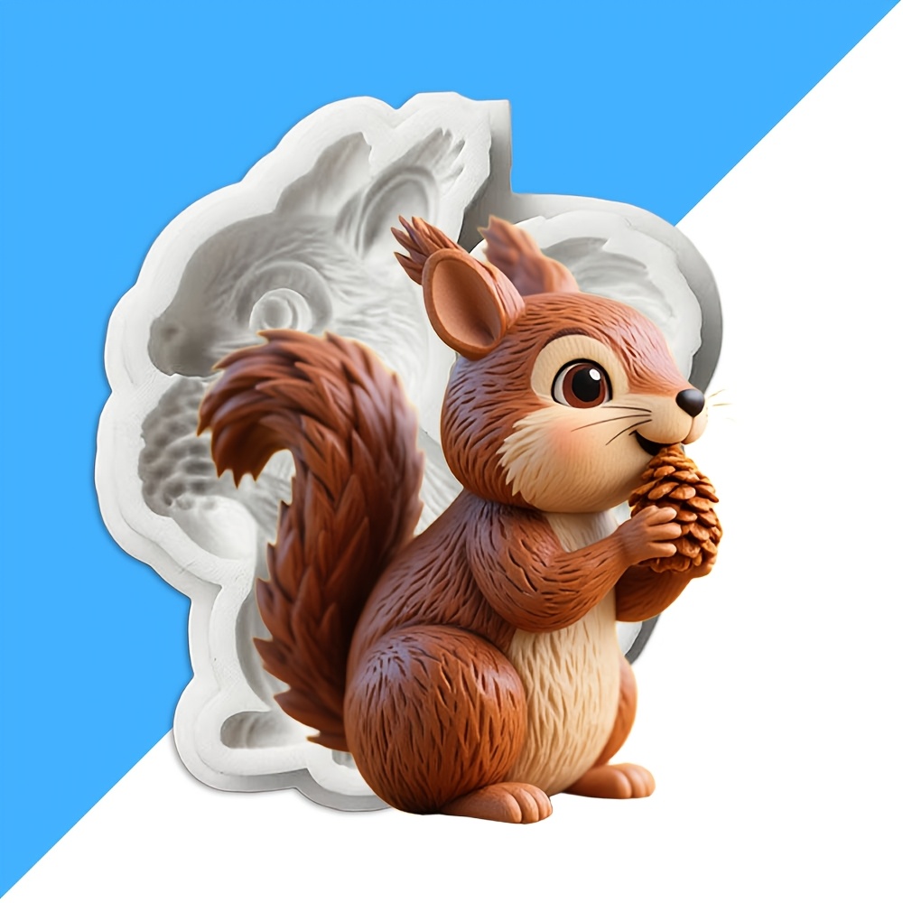 Squirrel Fondant Silicone Mold Cake Baking Mold