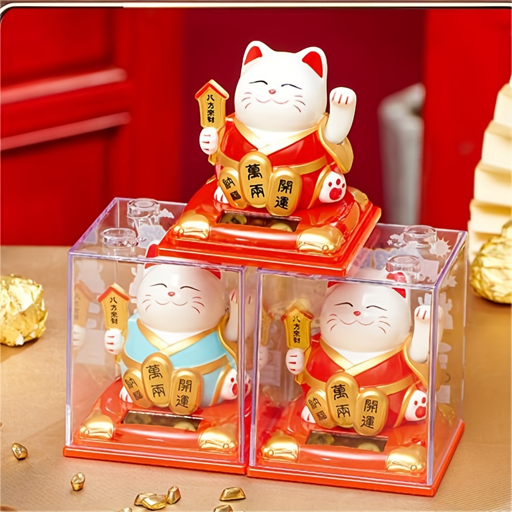 Plastic sale lucky cat