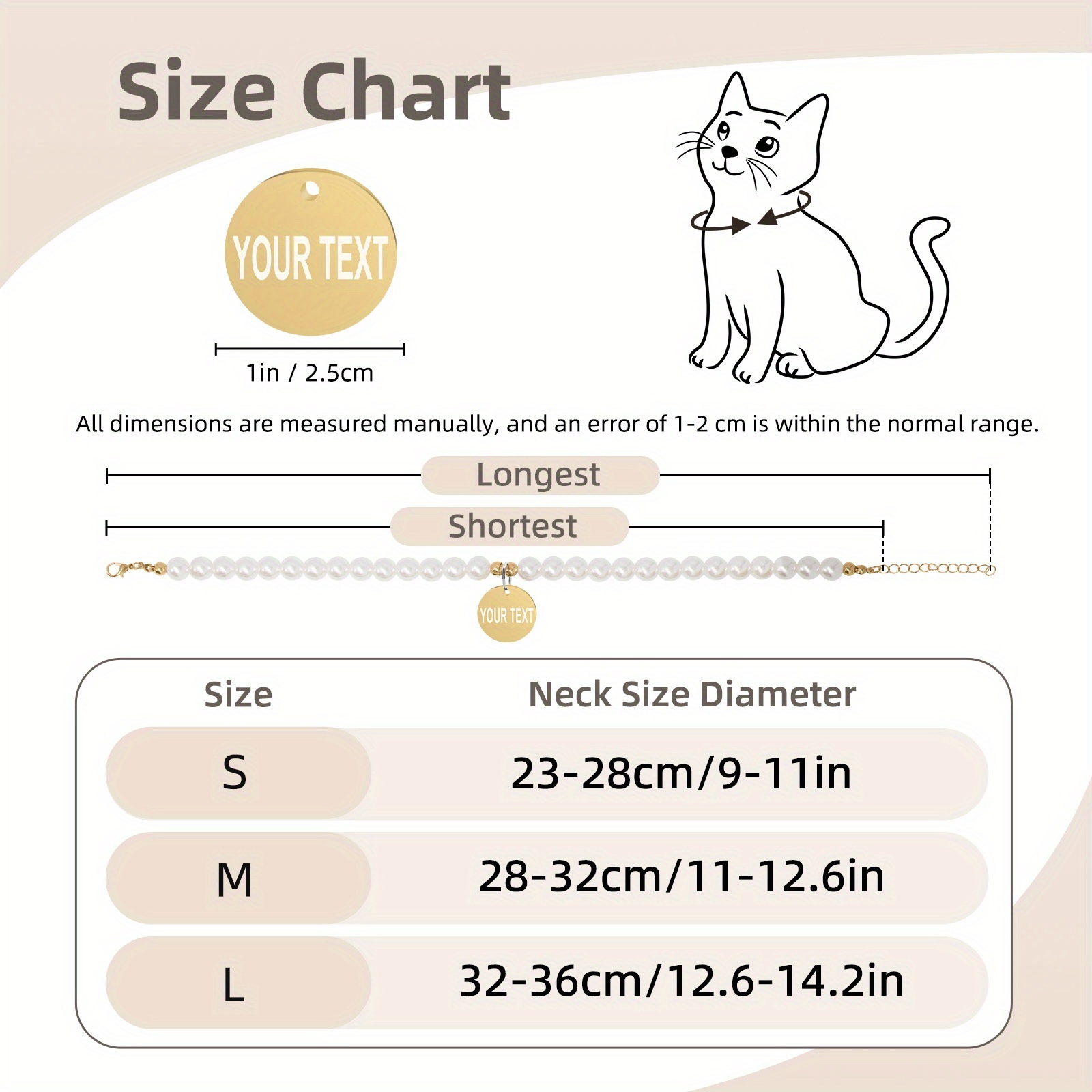 Customizable Pet White Ball Bead Collar Necklace, Cute Scarf Accessory