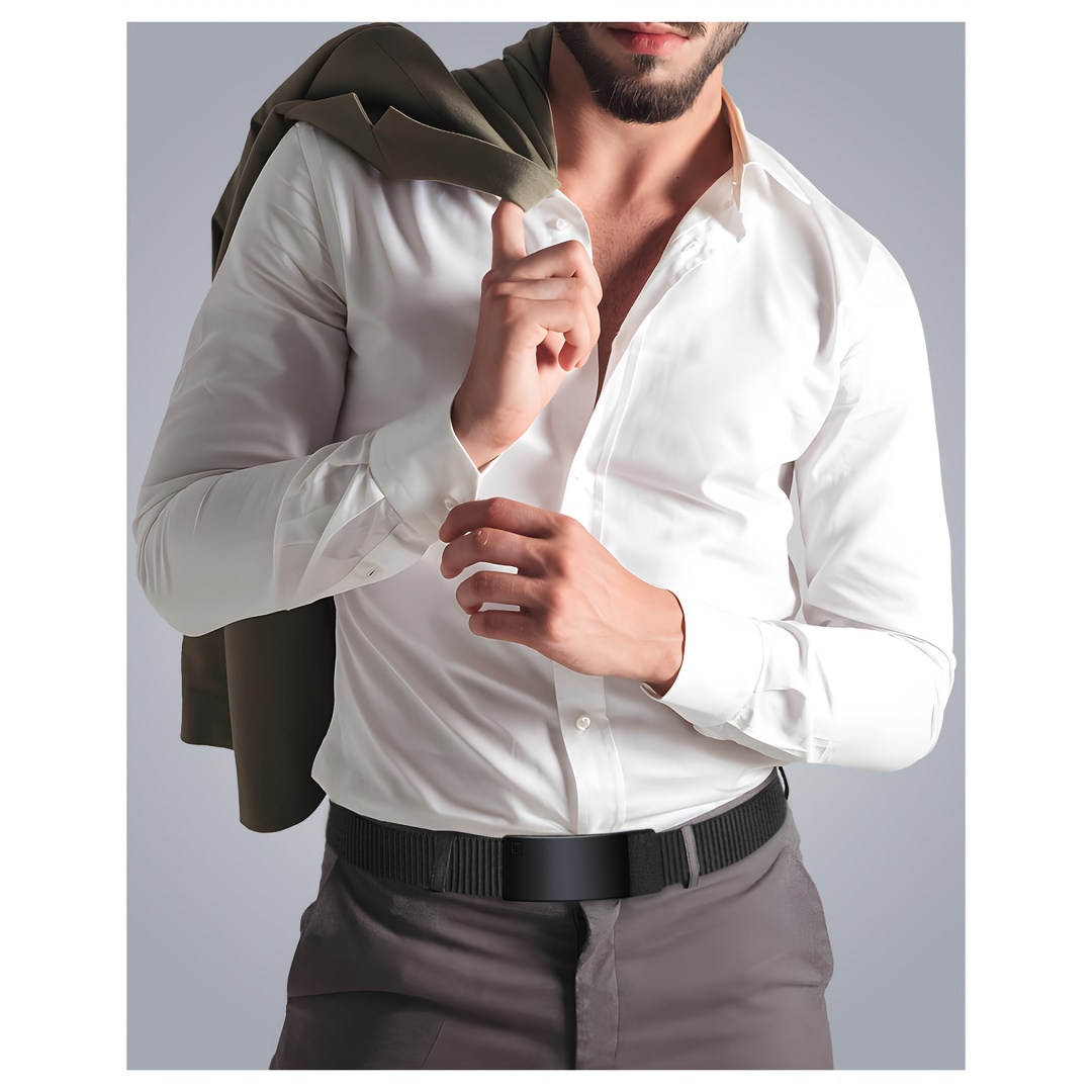 Men's Ratchet Web Belt with Automatic Buckle