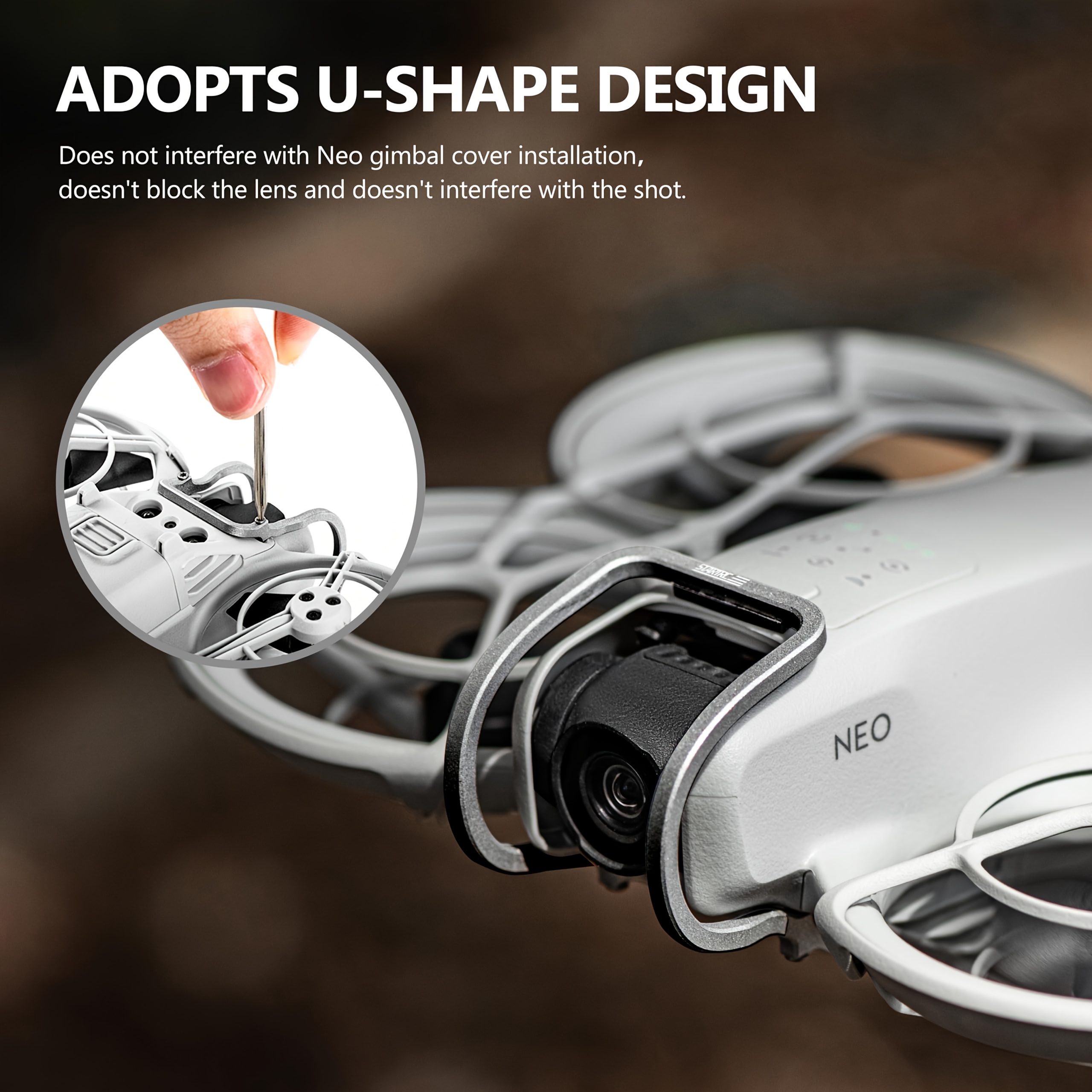 Neo 2 Gimbal Bumper Guard For DJI Neo 2 Quick-Release Anti-Collision