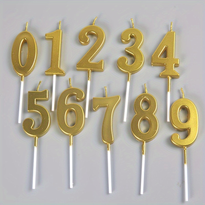 Velas de Cumpleaños con Números, Accesorios