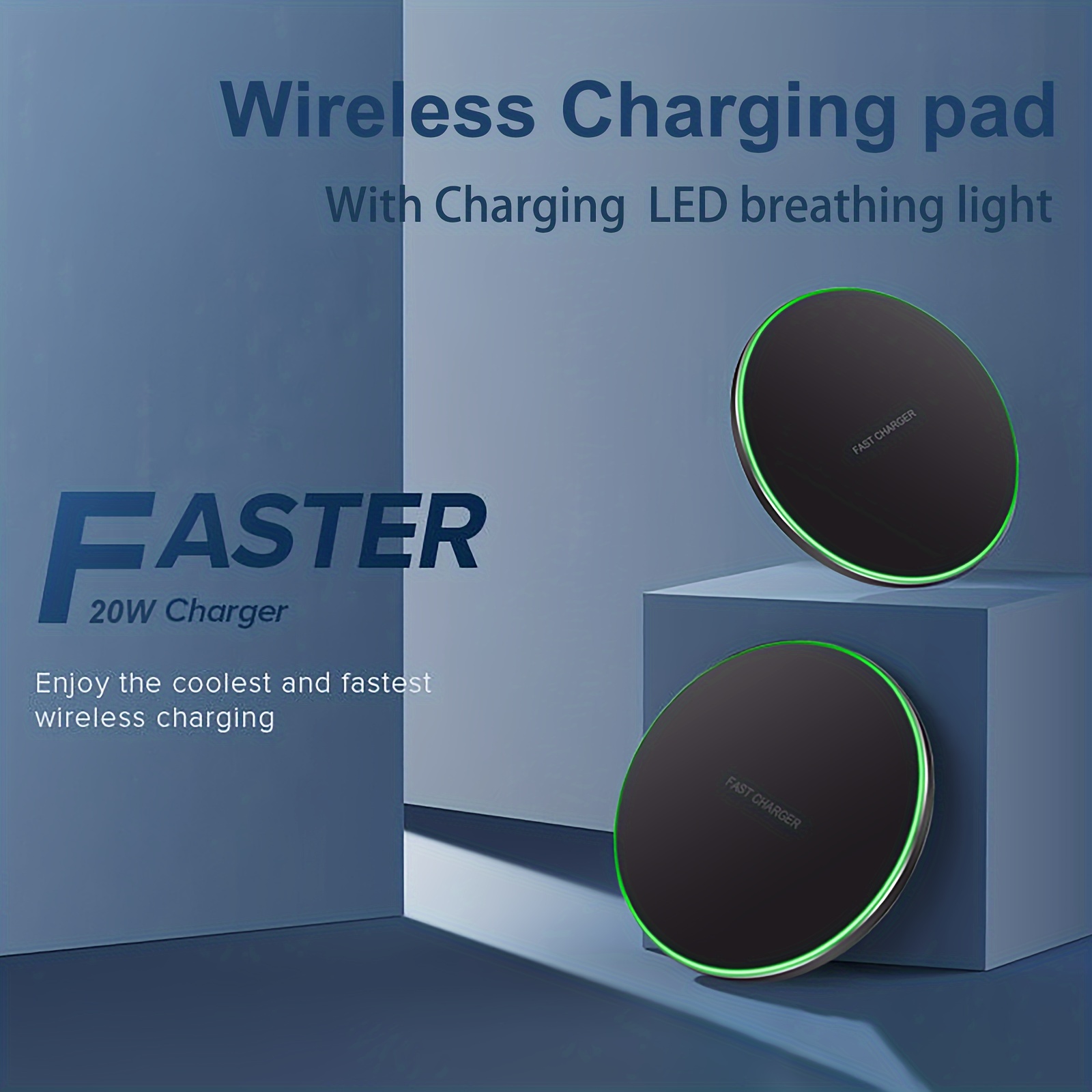 

Fast Wireless Charger, 20w (max) Wireless Charging Pad, As Thinner As You See, Compatible With Iphone 15/14/13/12/11/11 Pro/ Pro Max, For Airpods; For Samsung Galaxy S23/s22/s21/s20/note.