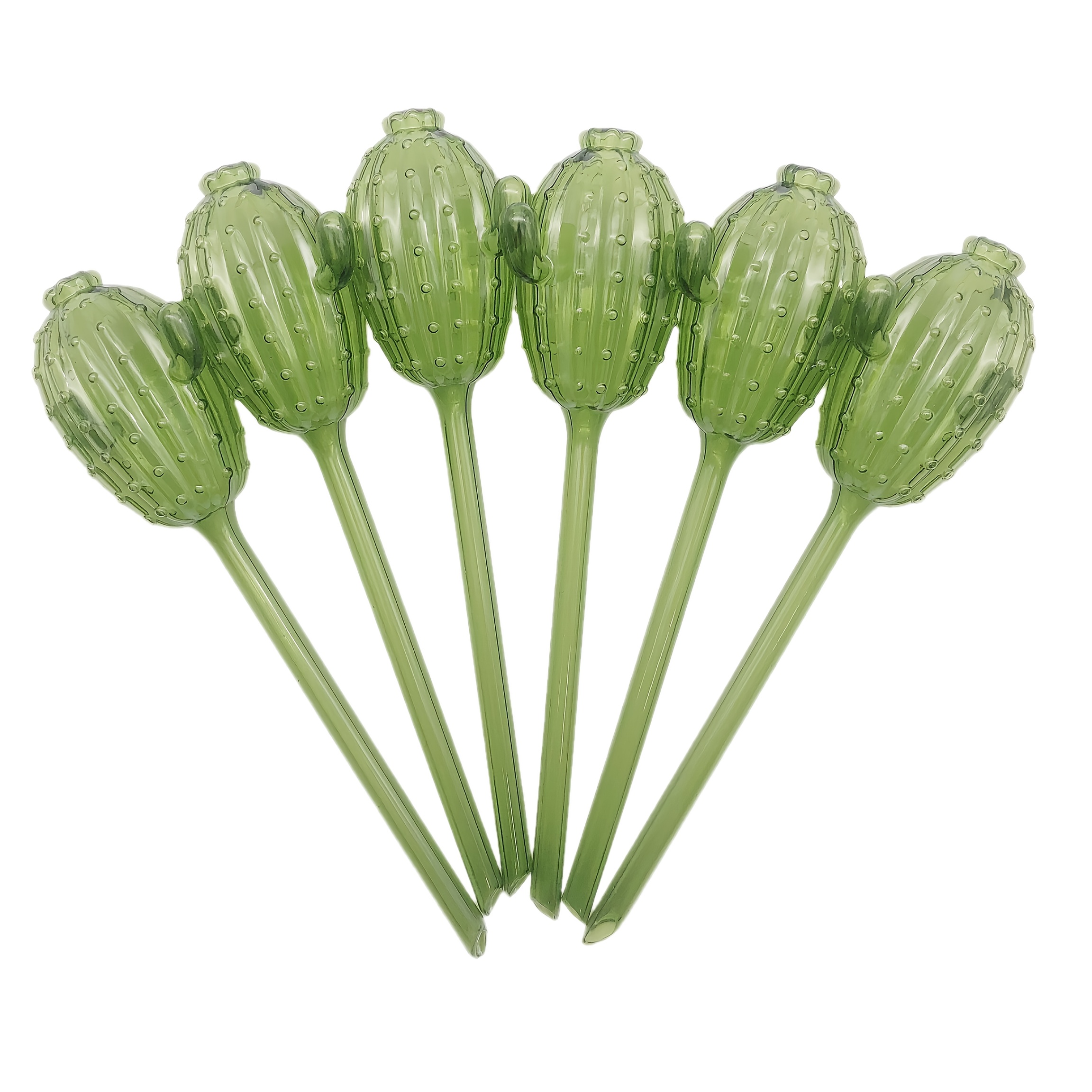 Automatic Irrigation Drippers Cactus Green 6pcs