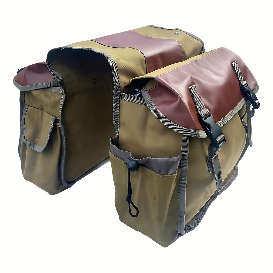 E-shop 3-Farben Optionen Fahrrad Satteltasche, Universelle Motorrad- Fahrradtasche, Multifunktionale Seitenmontage-Tasche, Langlebige Canvas