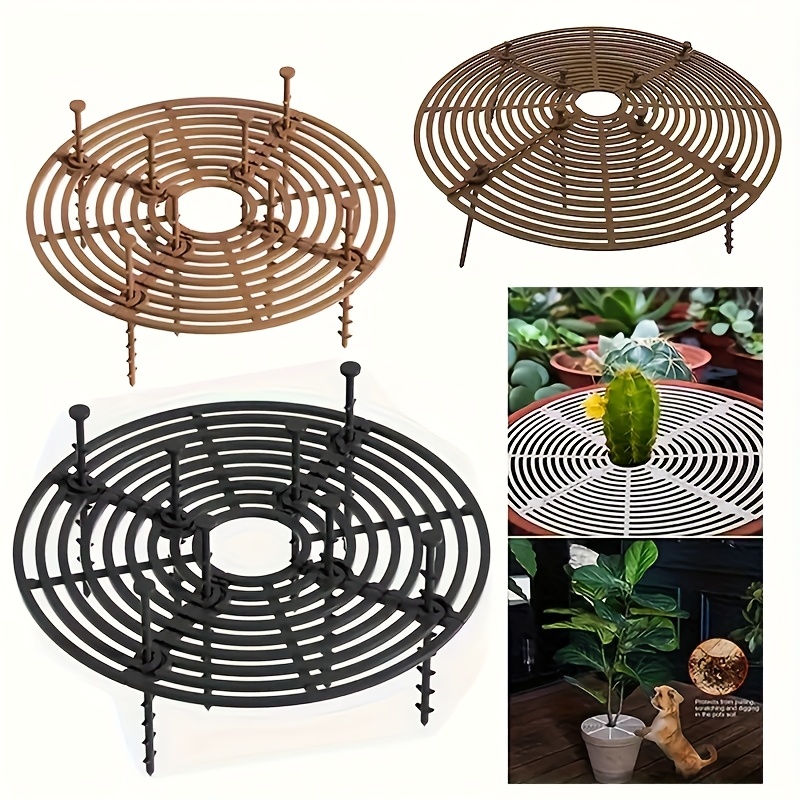 1 set plant pot protective cover cat proof pot mat child - Temu